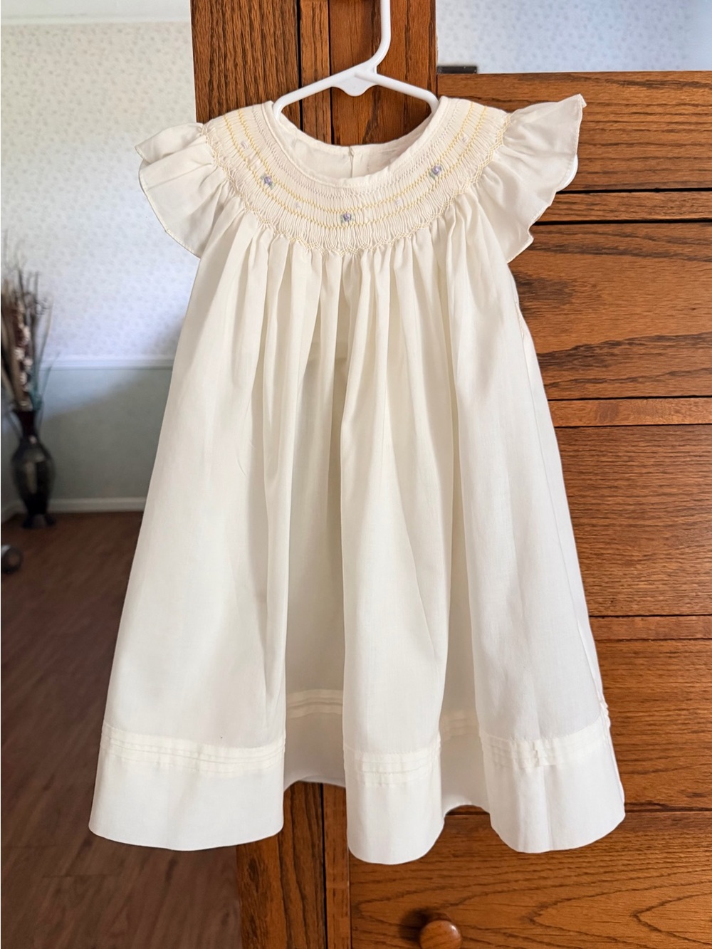Pale Yellow Smocked Petit Ami 18 Month Dress